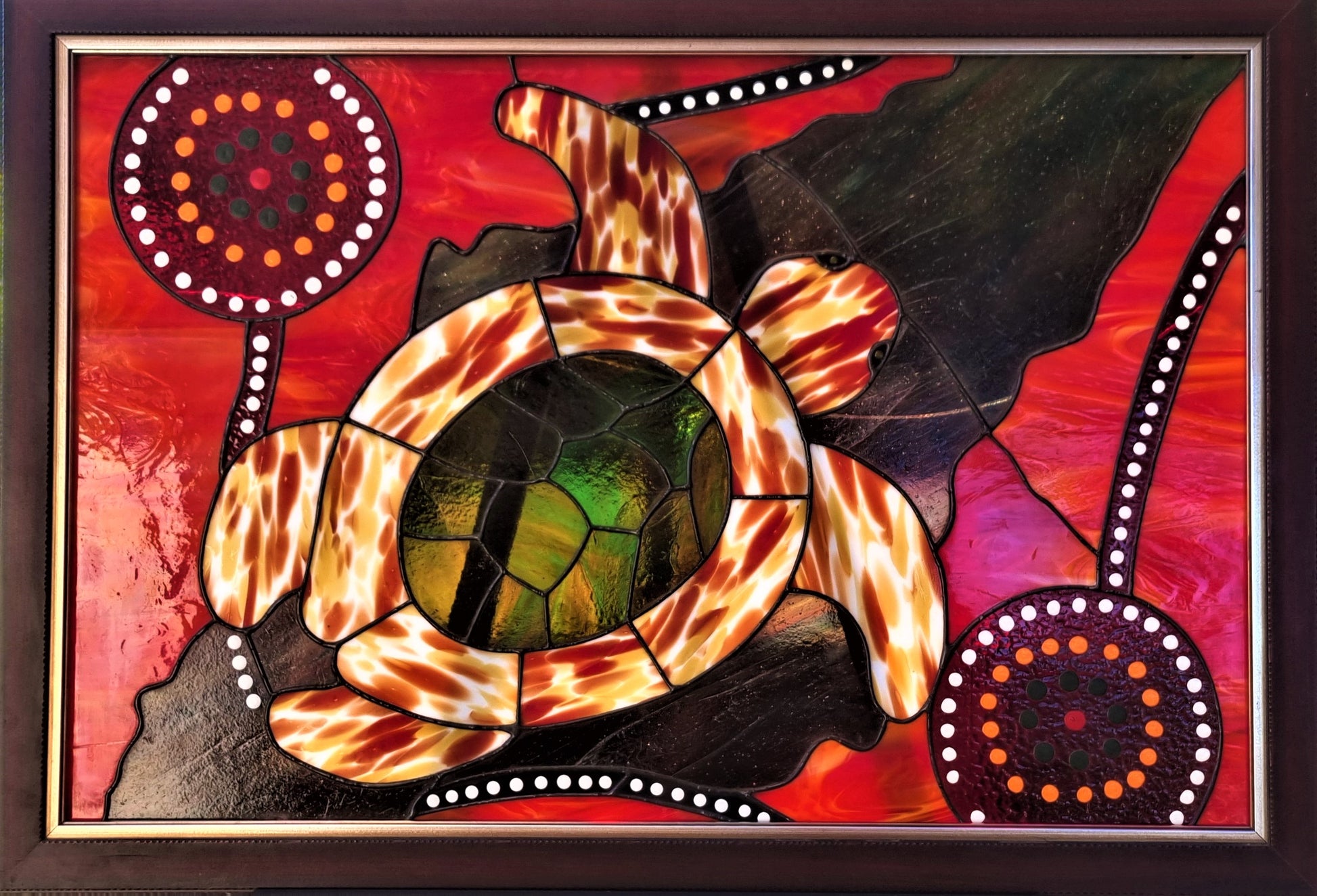 Inspired by the story of an adventurous little turtle who spent all his time swimming the oceans, nesting on beaches, feeding along coral reefs and in harmony and balance with the world around him. and followed his own path.